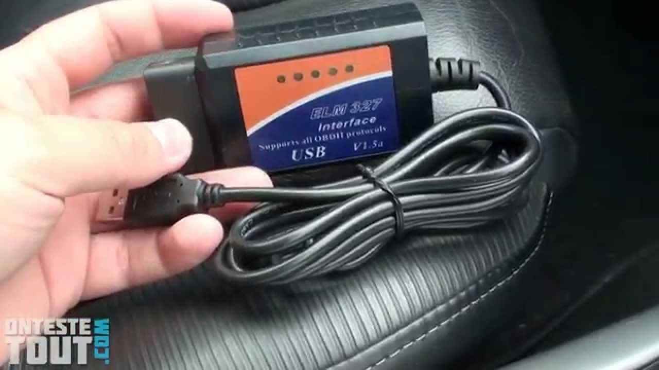 Lunaris2142 teste l'interface diagnostic ELM 327 v1.5a USB