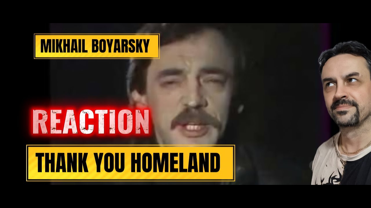 Михаил Боярский «СПАСИБО, РОДНАЯ!» (съёмка 1992 года, самое первое исполнение этой песни) REACTION