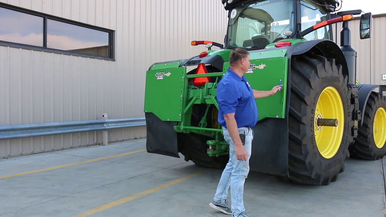 Dual and Single Tire Mud Flaps for Category 3, Three Point Hookup Tractors - Kooima&reg; Ag