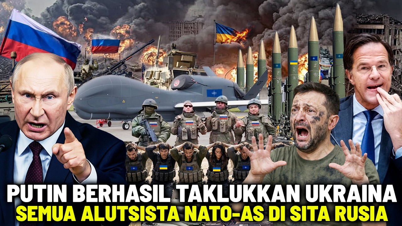 KEMANANGAN PUTIN DI UKRAINA! Kota Besar Kyiv Dikuasai!? Alutsista NATO–AS Disita Pasukan Rusia