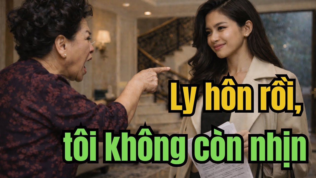 Vừa Ly Hôn, Bị Mẹ Chồng Đuổi Ra Ngoài – Một Câu Đáp Của Tôi Khiến Bà Sững Sờ