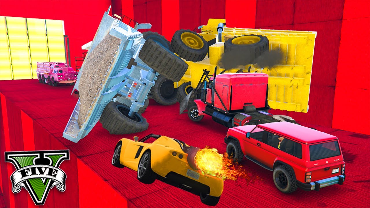 GTA V Online: O VAI E VEM no CORREDOR FECHADO com MUITA BATIDA!!! (20 MINUTOS)