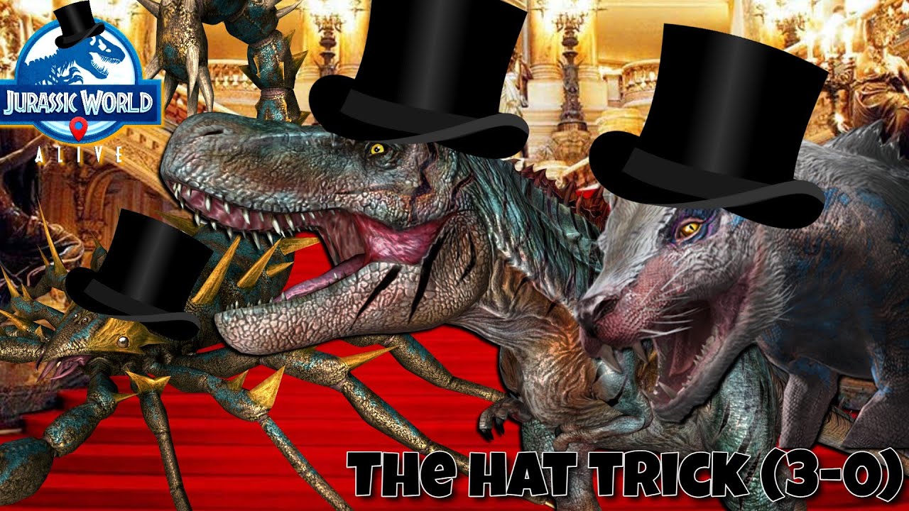 The NEW YEAR'S HAT TRICK (3-0) 🎩 Jurassic World Alive
