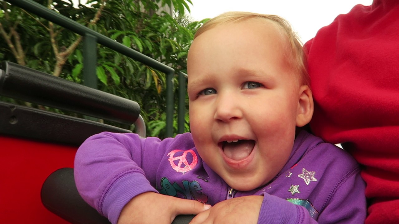 Hazel's First Roller Coaster - Coastersaurus Legoland