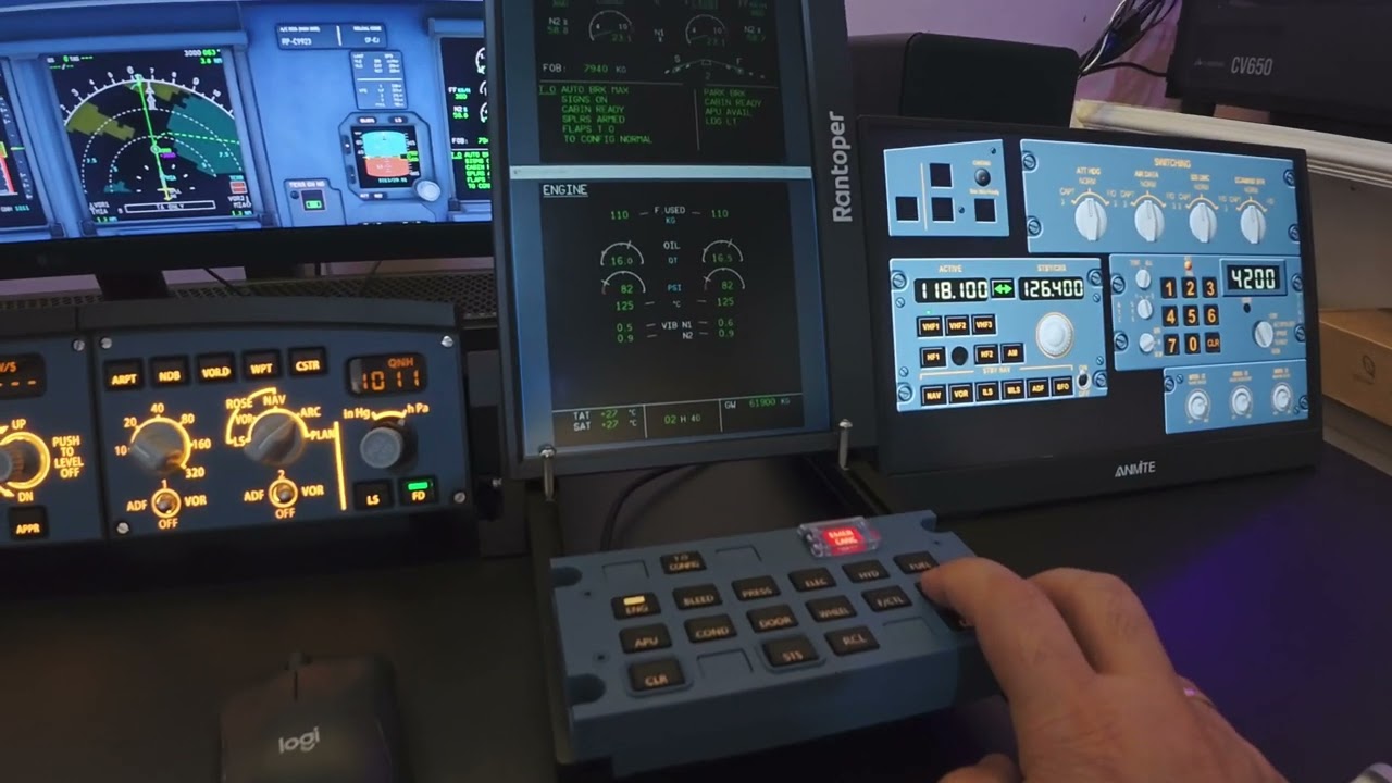 Upgrading my Airbus A321 simulator with new Winwing products