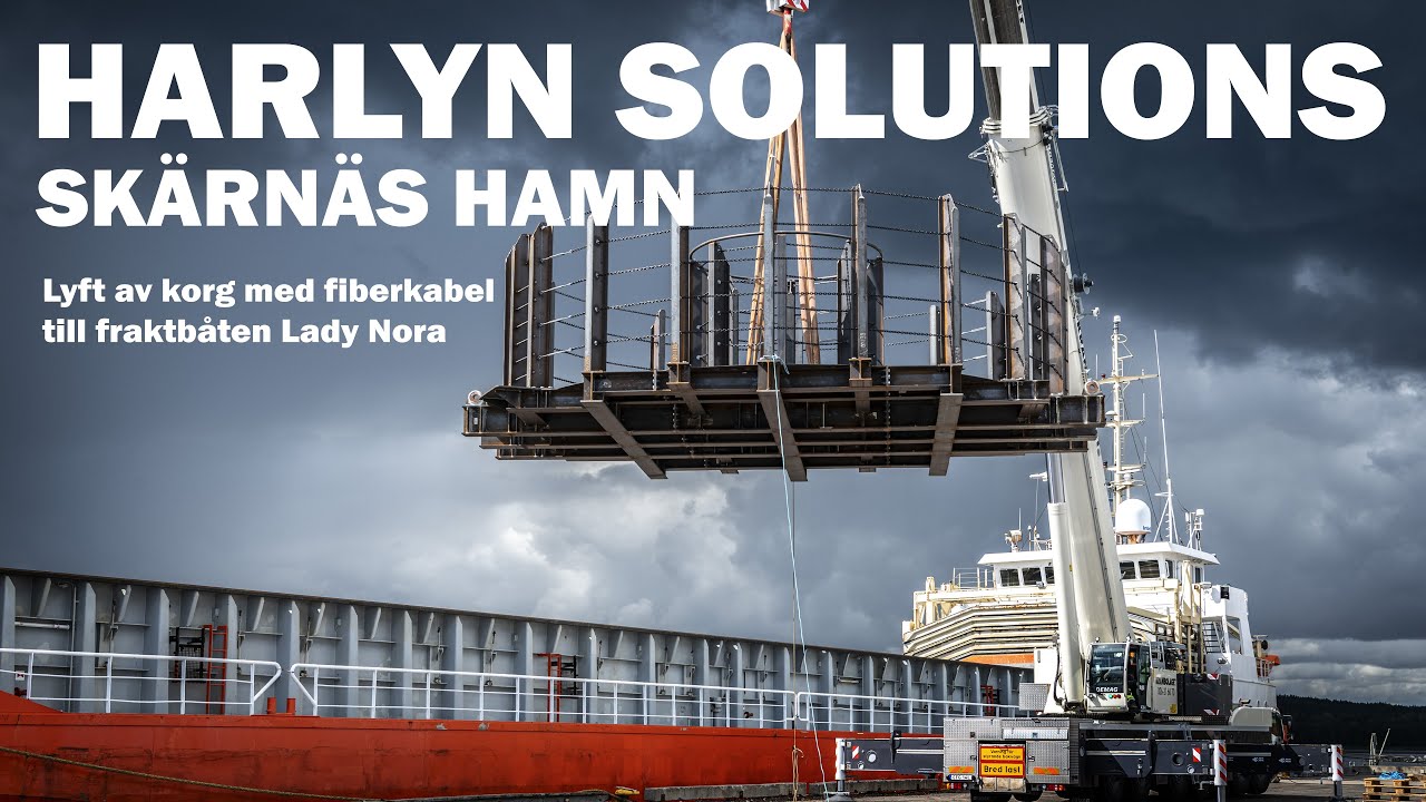 Reklamfilm åt Harlyn Solutions Skärnäs Hamn Iggesund