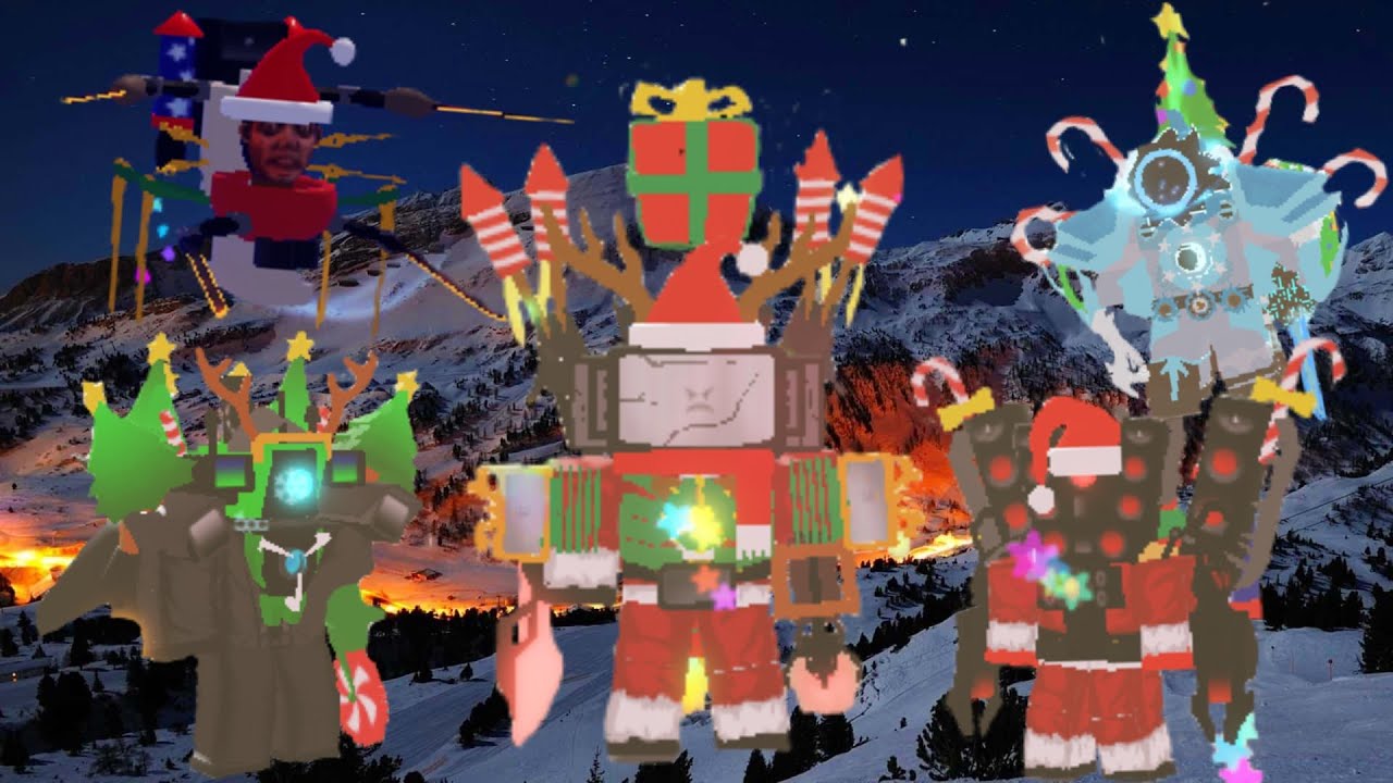"Testing out the Christmas characters" Bathroom Attack Gameplay