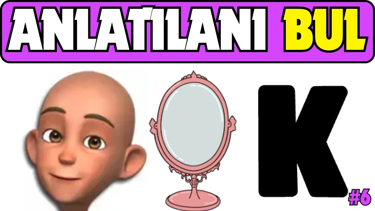 Kelime Bulmaca Oyunu 6 / Resimde Anlatılanı Bul / Resfebe yarışması Örnek Cevaplı /rs