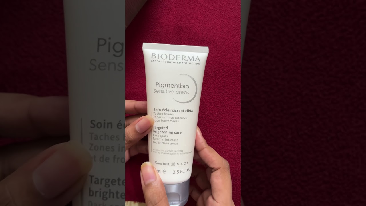 Bioderma pigmentbio sensitive areas cream honest review 