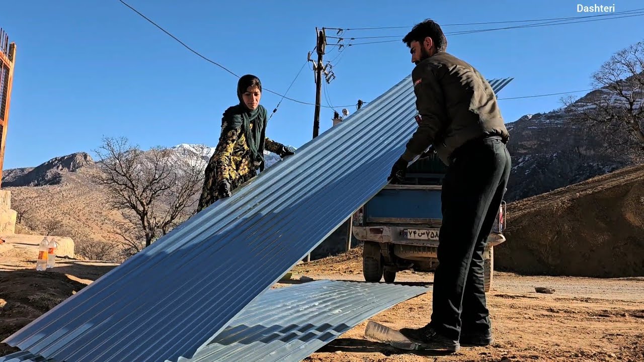 Leila is buying plates and a mountain bike and Shahin is helping Leila.