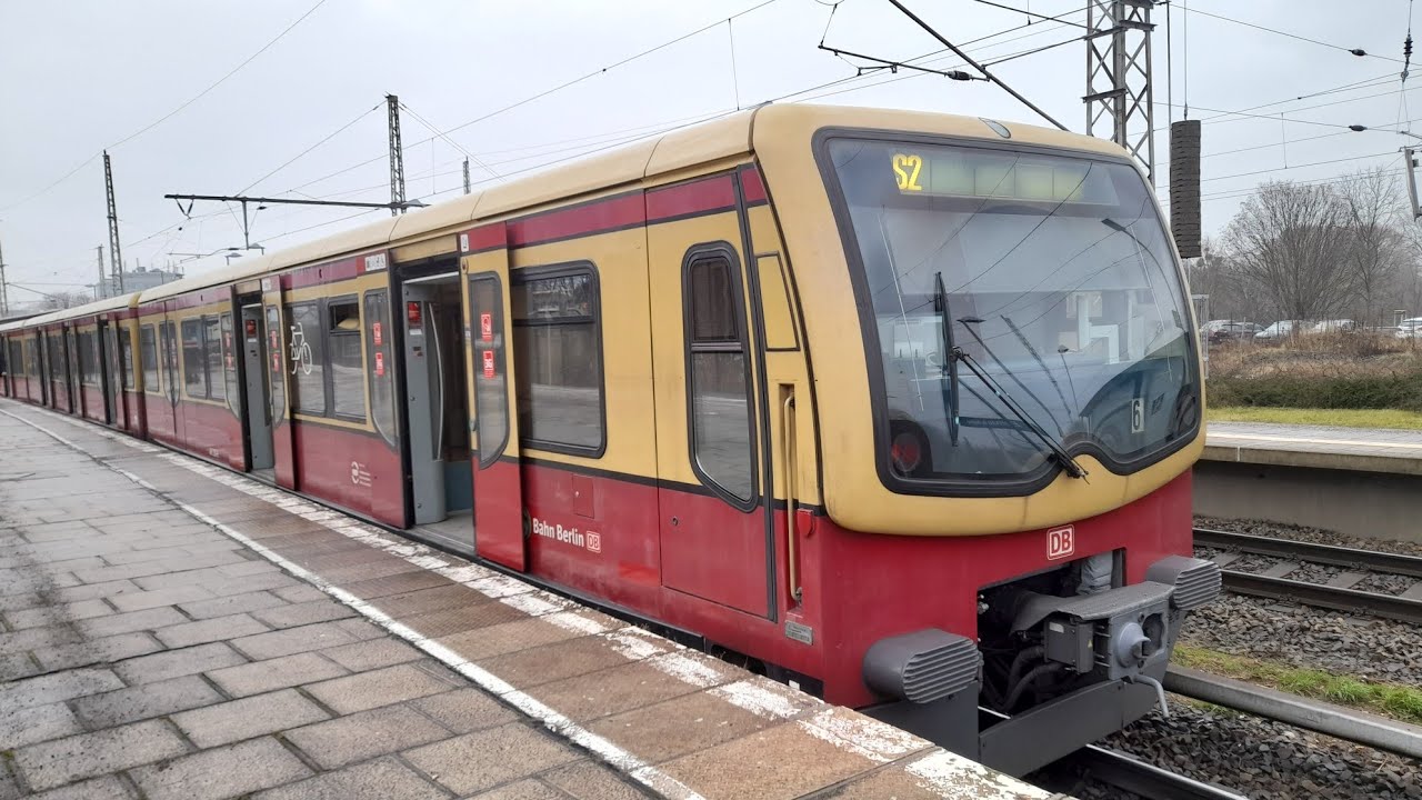 S-Bahn Berlin Mitfahrt von Lichtenrade bis Bernau in der BR 481 auf der S2