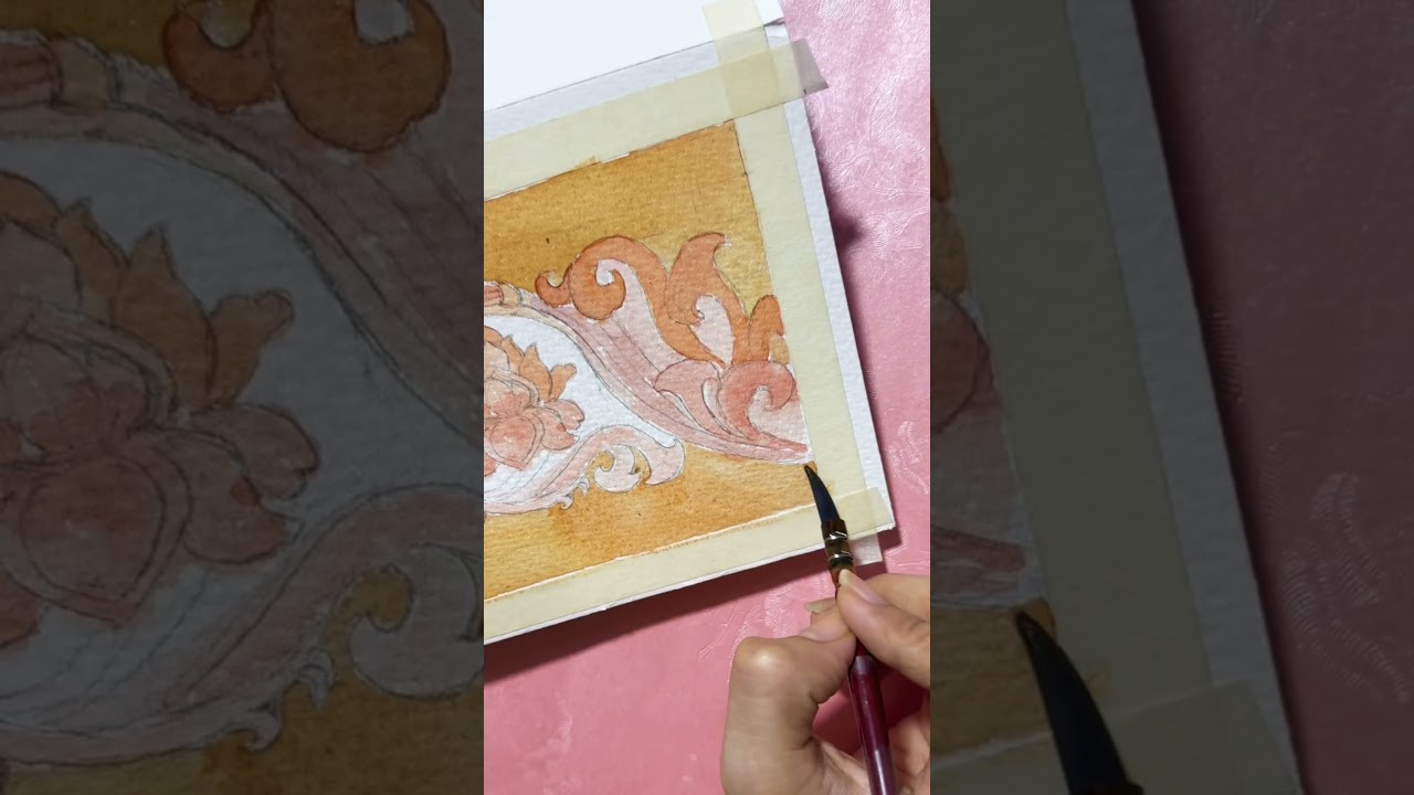 Here&rsquo;s the Myanmar traditional art design inspired by the original photo that I captured in Bagan