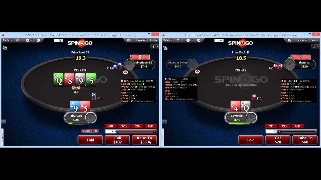 Введение в Spin'n'Go. Сессия на лимите 1$
