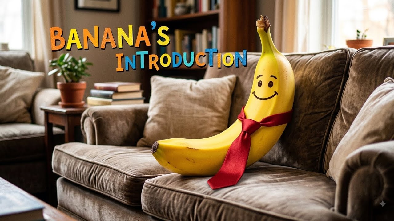 Banana&rsquo;s introduction (in a hilarious way) 😂😂 #youtubevideo #bananaai 