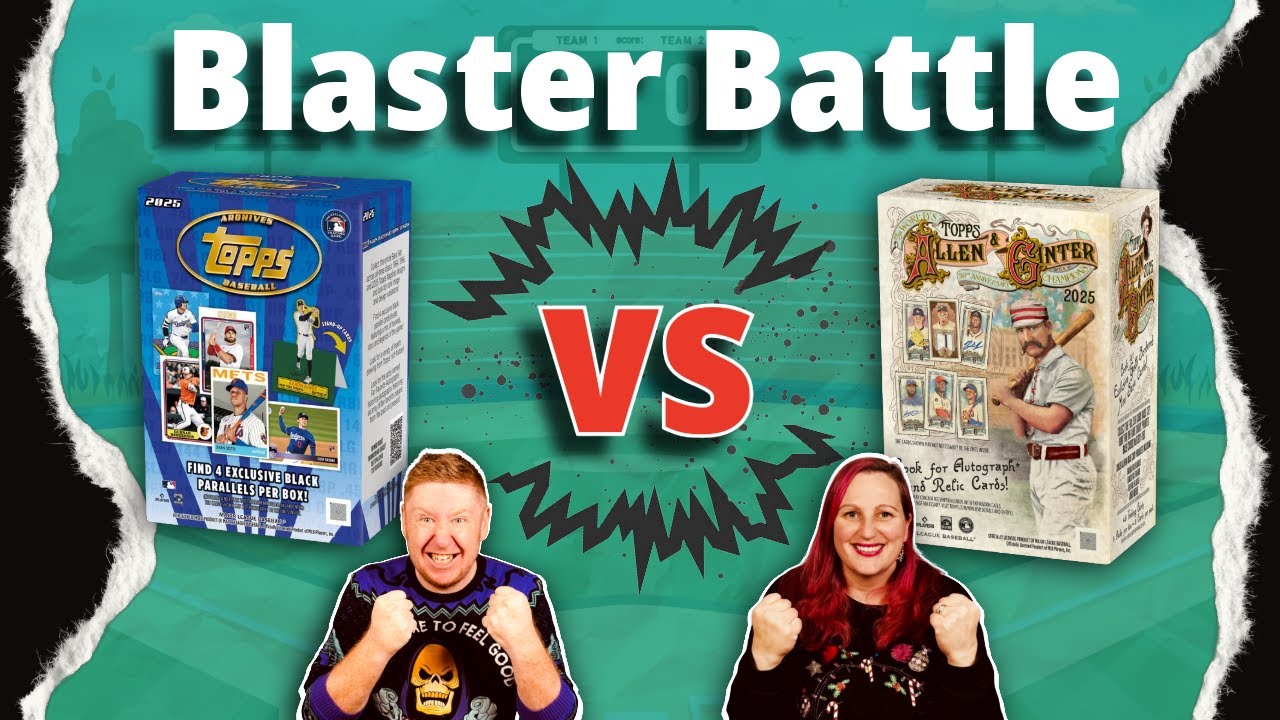 ⚾️ WE HAVE A BLAST | Allen & Ginter v Topps MLB Archives | WHO WON? 🏆