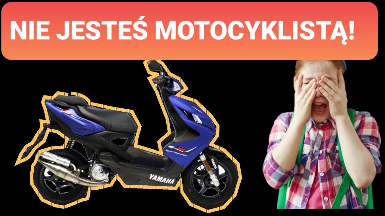 Jeździsz skuterem? TO NIE JESTEŚ MOTOCYKLISTĄ!