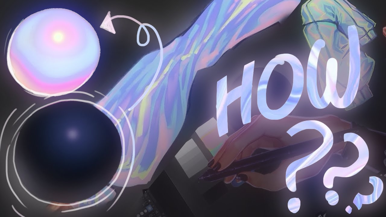 HOW TO SHADE Holographic clothes/Iridescent shading | CSP TUTORIAL