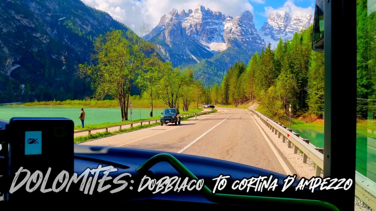 DOLOMITES DE DOBBIACO PARA CORTINA D' AMPEZZO DE AUTOCARRO