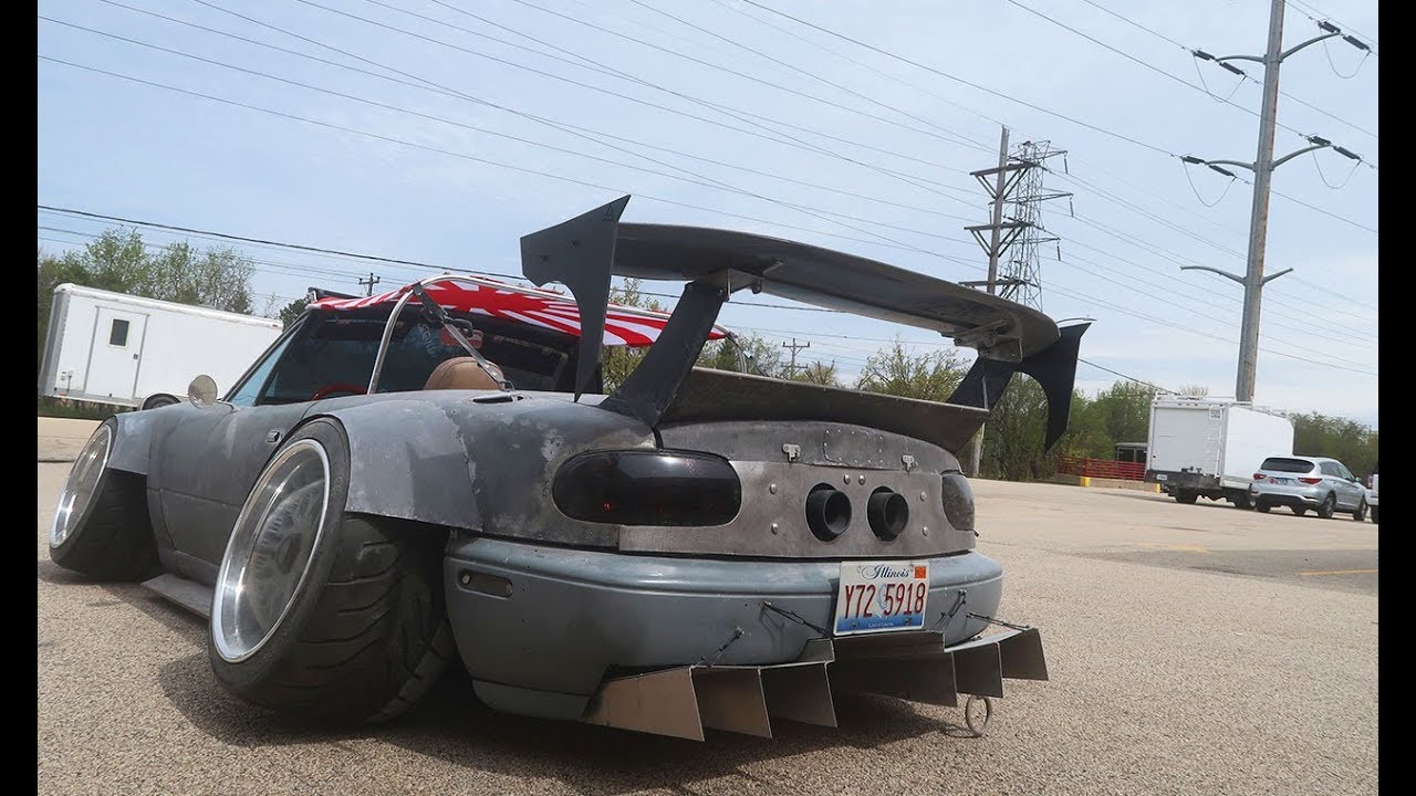 Custom Rear Finish Panel For The CAMBERGHINI MIATA!
