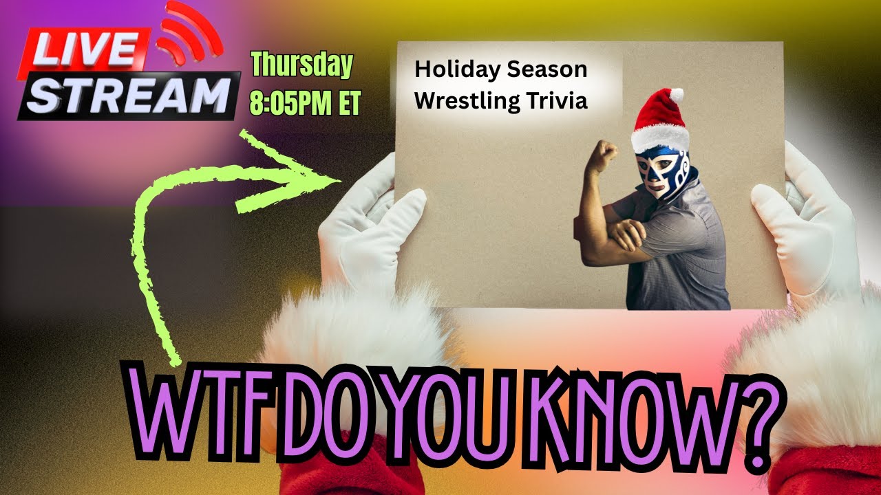 Holiday Wrestling Trivia LIVE! 🎄 Indie, ECW, Japan & Lucha Edition | Ring Respect Radio