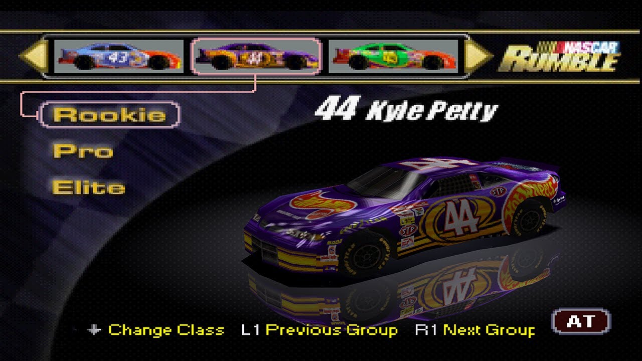 NASCAR Rumble PS1 - 44 Kyle Petty | rookie #nascar