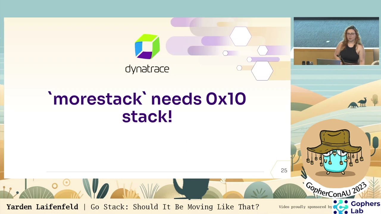 16. Yarden Laifenfeld  - Go Stack: Should It Be Moving Like That? | GopherConAU 2023