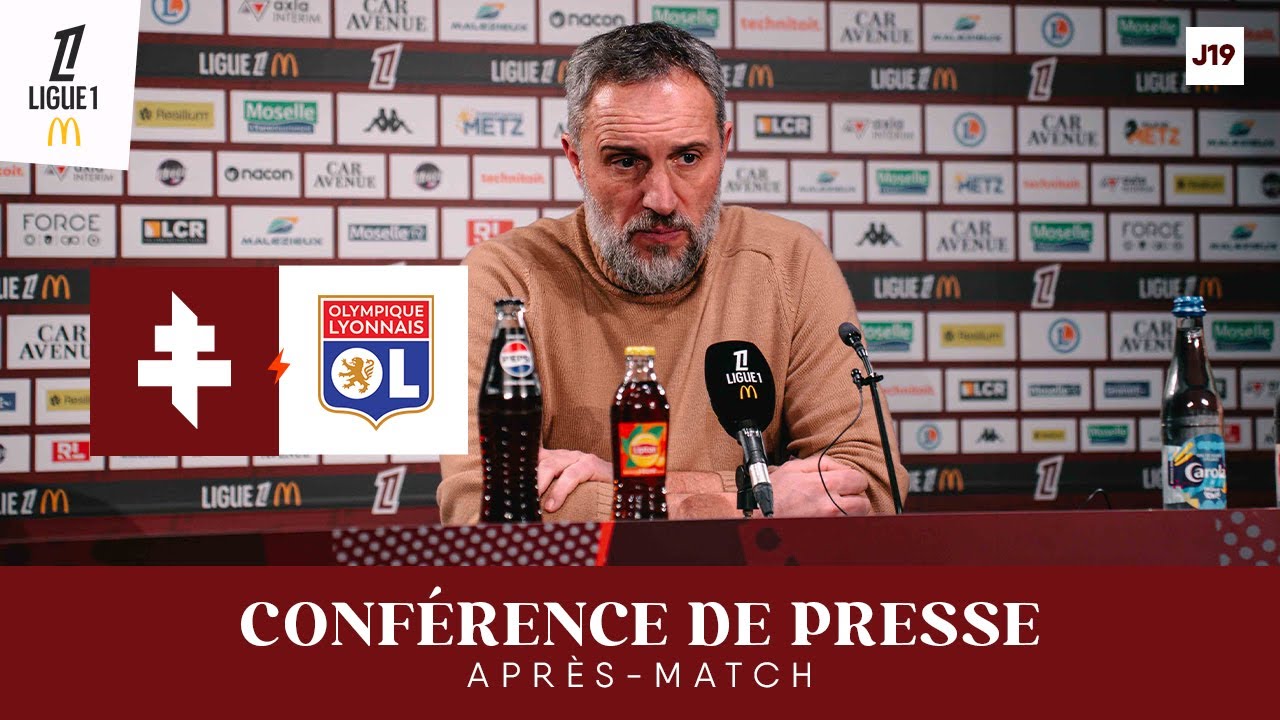 25-26 - Metz - Lyon (2-5), la réaction de Benoît Tavenot
