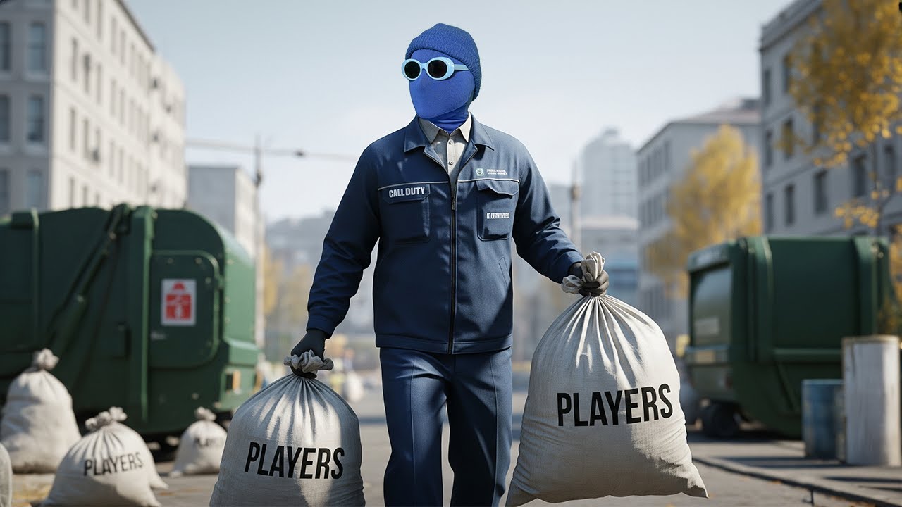 🔵#1 BLUEST TRASH MAN TAKES OUT THE GARBAGE🔵 (Live Stream VOD)