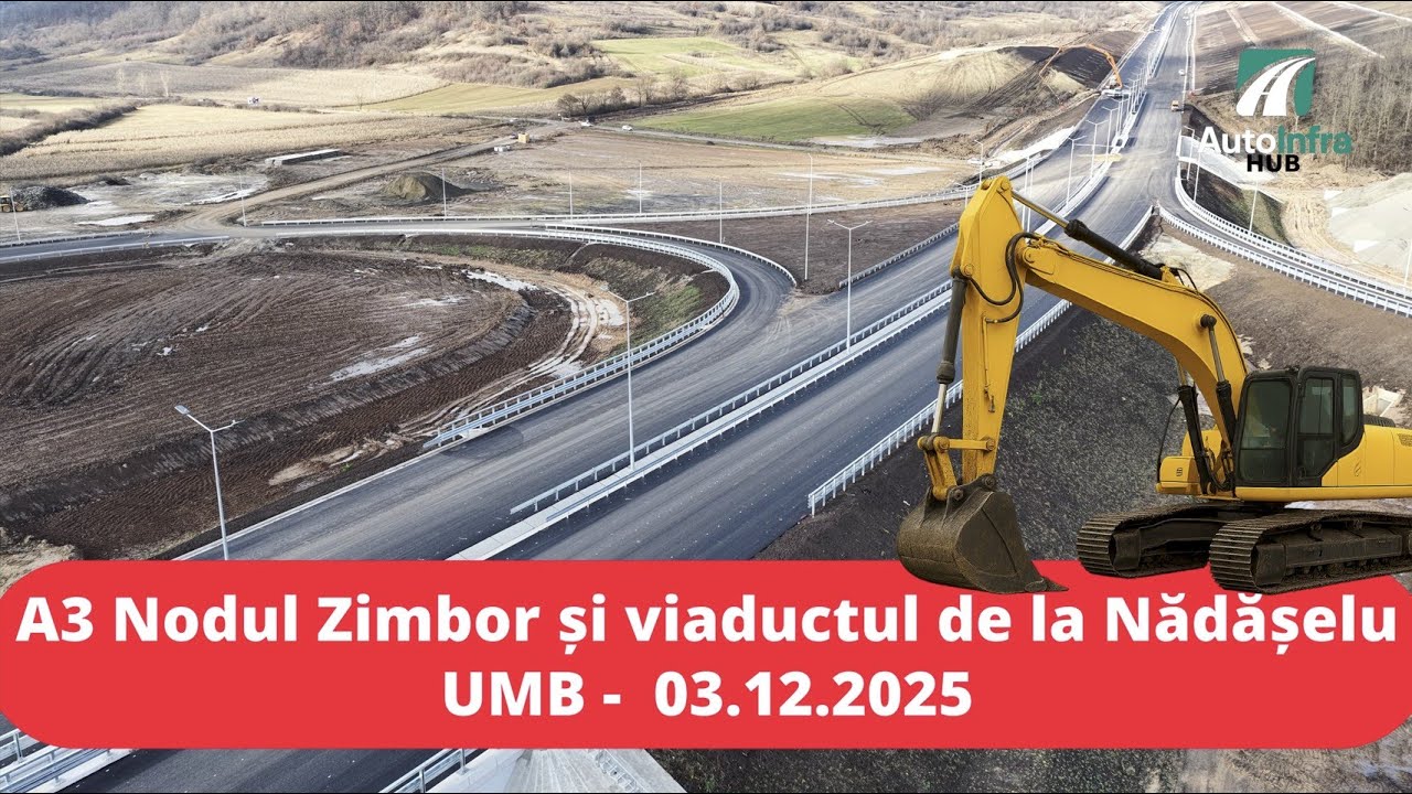 Autostrada A3 -   Nod Zimbor și viaductul Nădășelu, UMB
