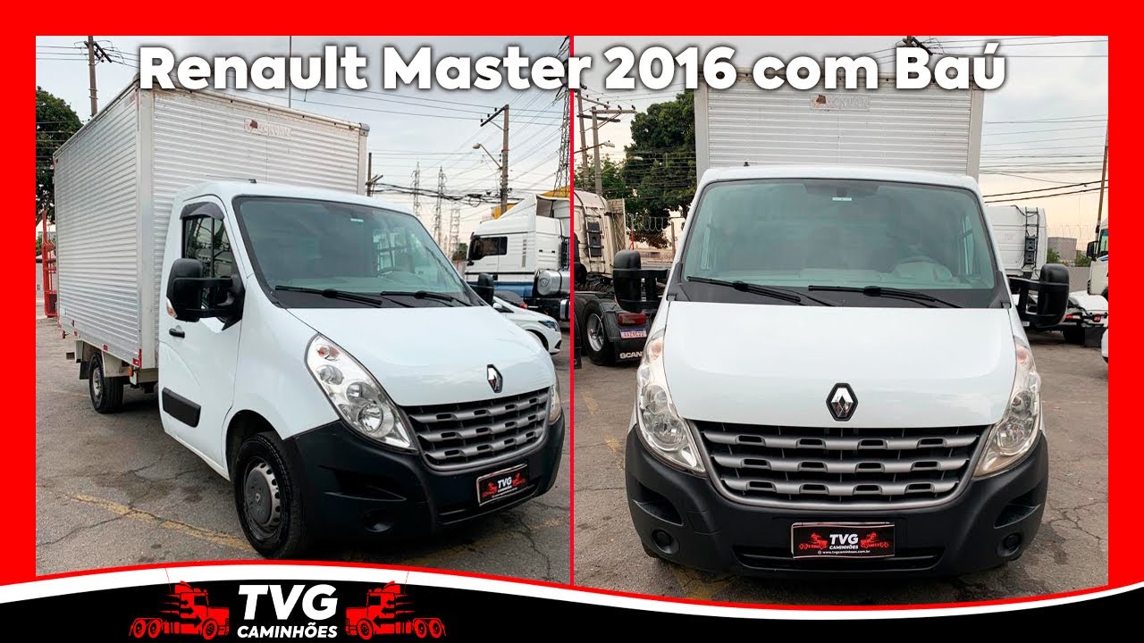 Renault Master 2016 com Ba&uacute; - Bom Neg&oacute;cio
