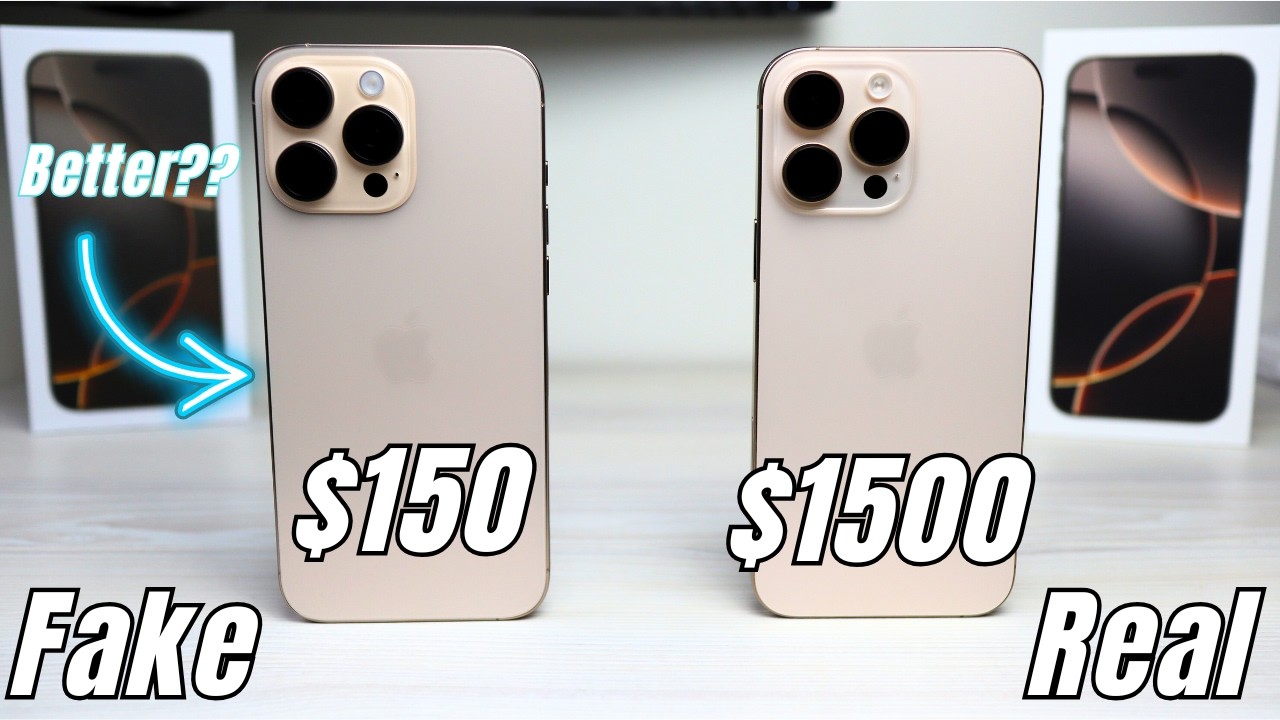 ПОДДЕЛЬНЫЙ iPhone 16 Pro Max ЛУЧШЕ НАСТОЯЩЕГО??
