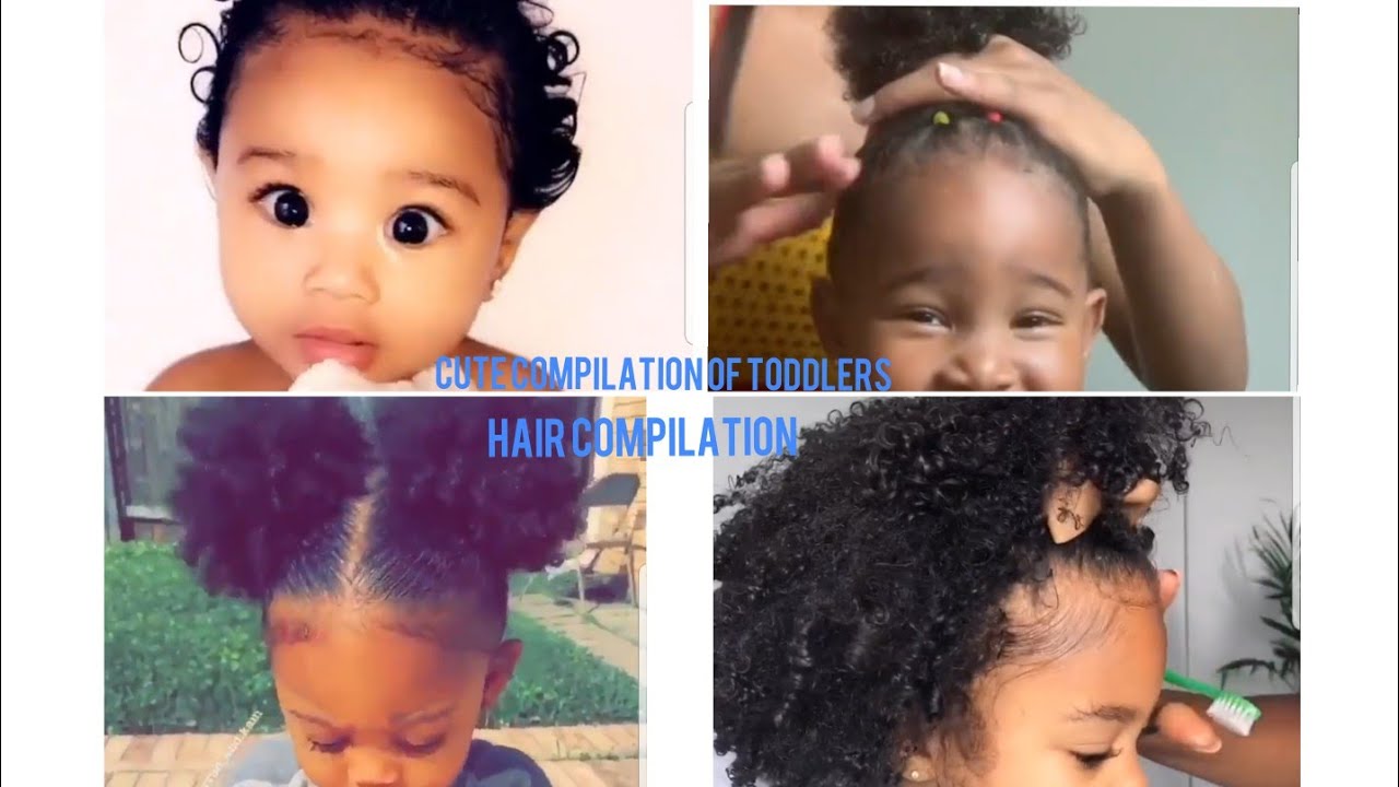 Hairstyles for black babies and toddlers(2019/2020 compilation) || Super cute ||No Ads