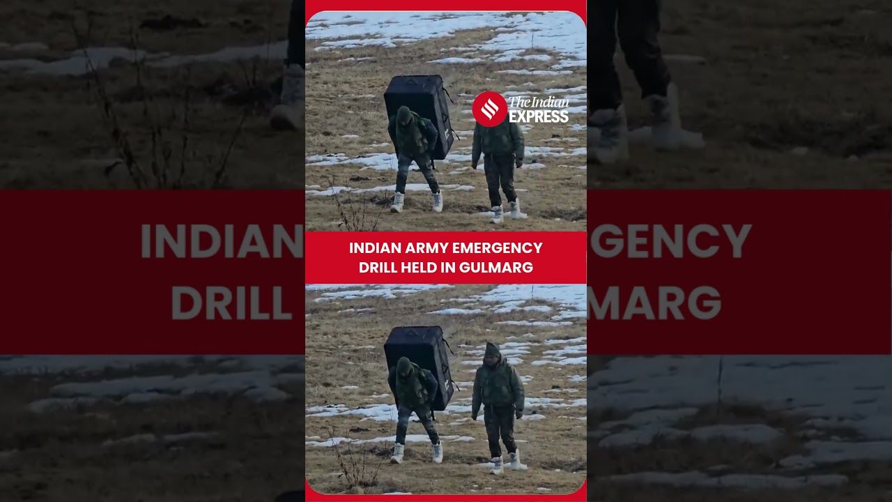 Emergency Response Drill Held In Gulmarg Ahead Of Republic Day