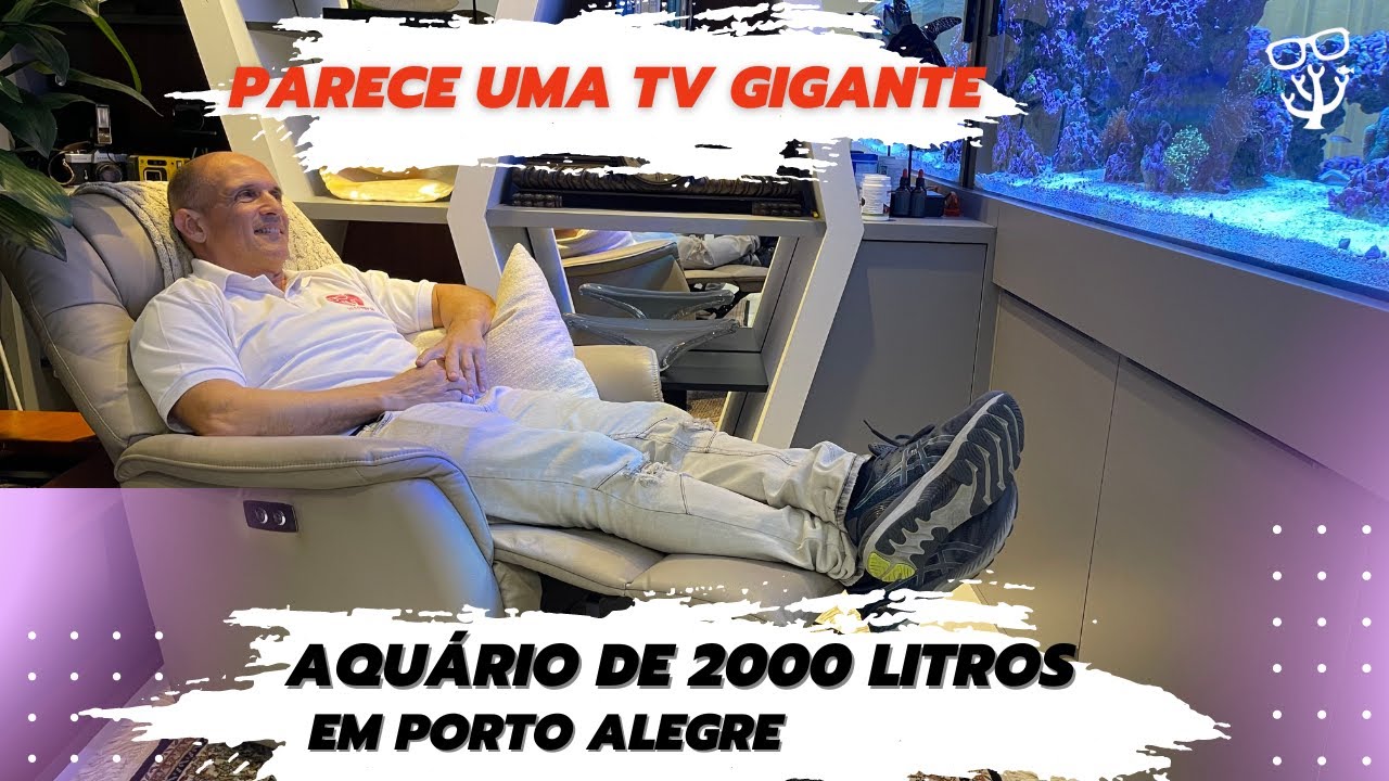 Aquário de 2000 Litros em Porto Alegre