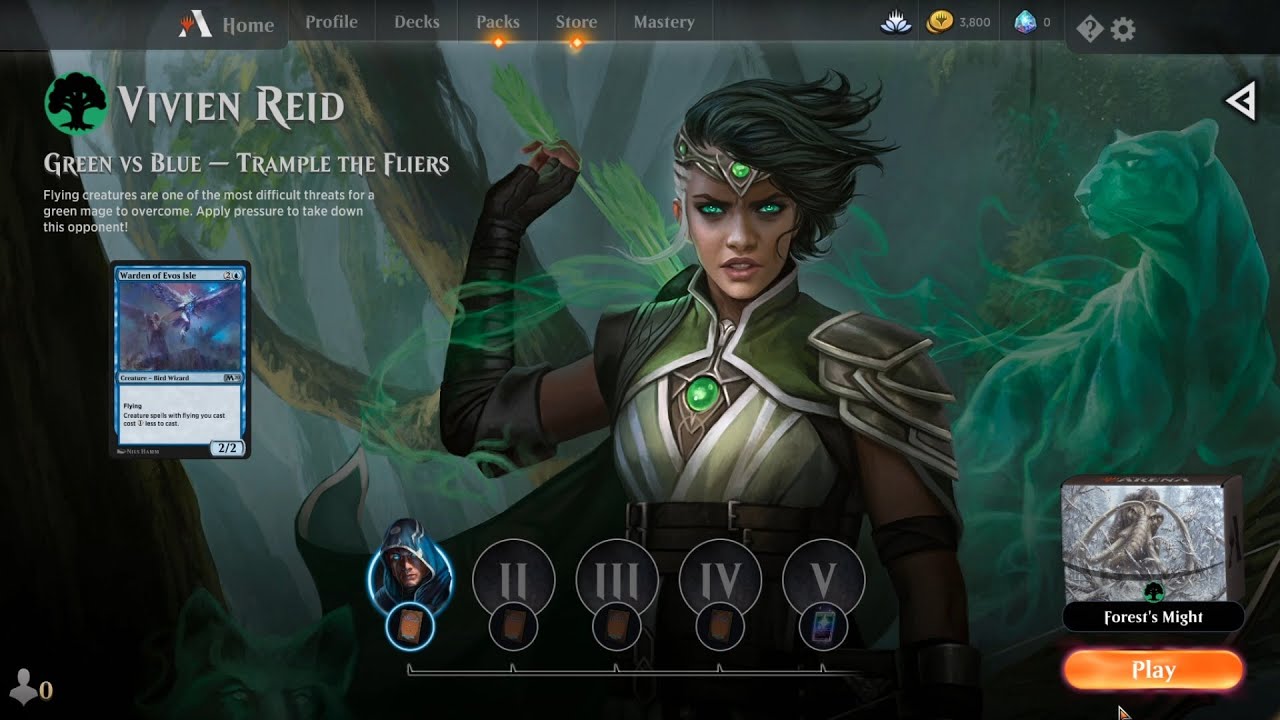Green Color challenge | May 2020 | MTG Arena
