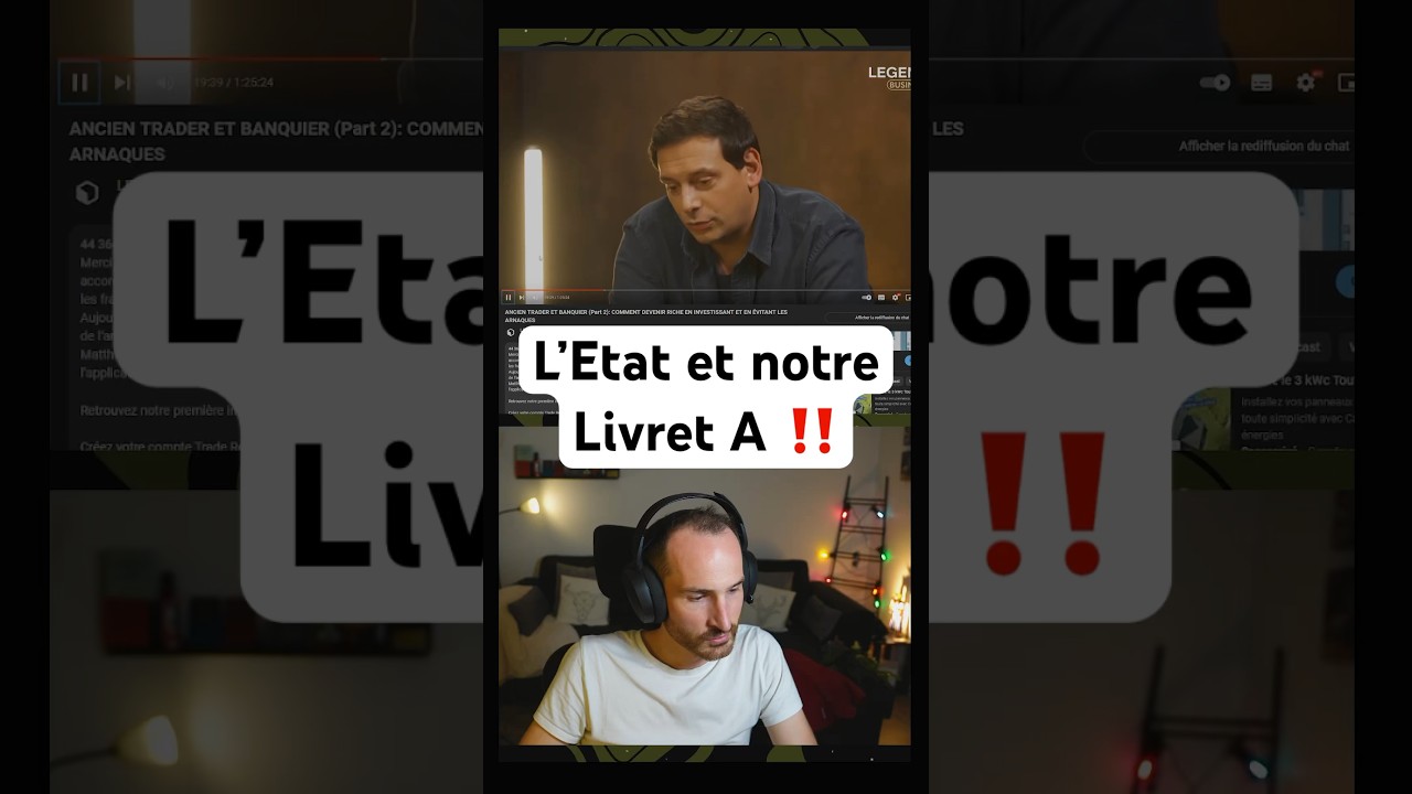 Que fait l&rsquo;Etat avec l&rsquo;argent de notre Livret A 🤯 #investir #epargne #livreta