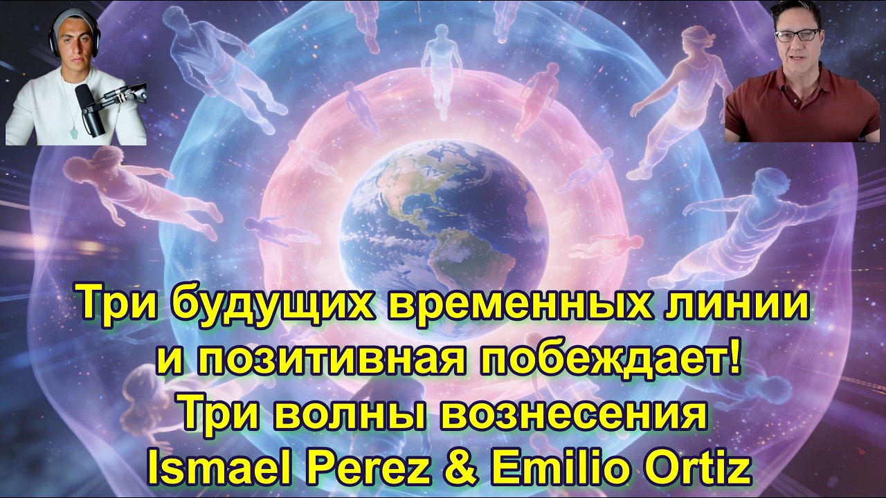 Три будущих временных линии и позитивная побеждает! Три волны вознесения. Ismael Perez&Emilio Ortiz