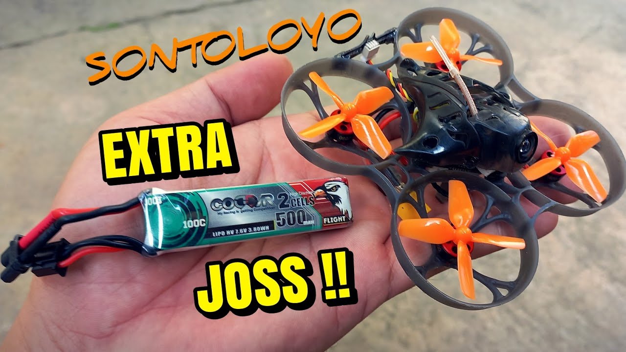 Drone Sontoloyo Nyobain Baterai Coddar 2S LIHV 500mah