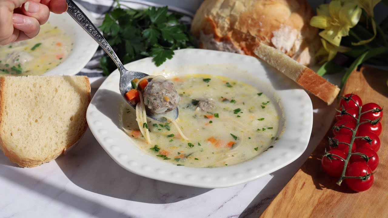 Bulgarian Meatball Soup