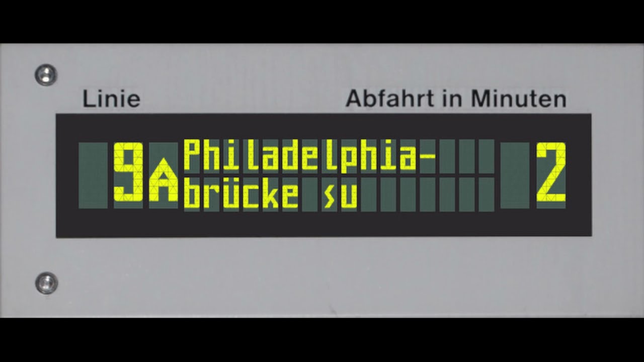 Wiener Linien Ansagen - Linie 9A Fahrtrichtung 2 (2012; Franz Kaida)