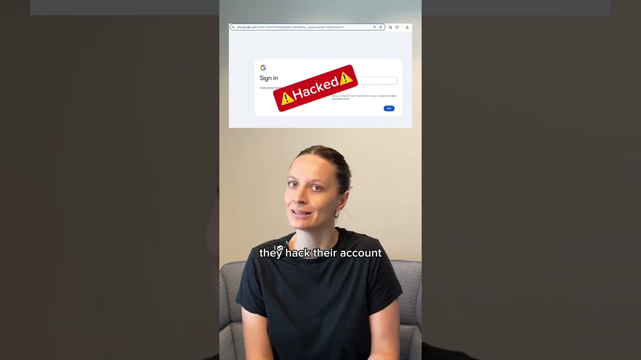 Did you hear about this scam? #scamalert #google #phishing #instagram #guardio #scam