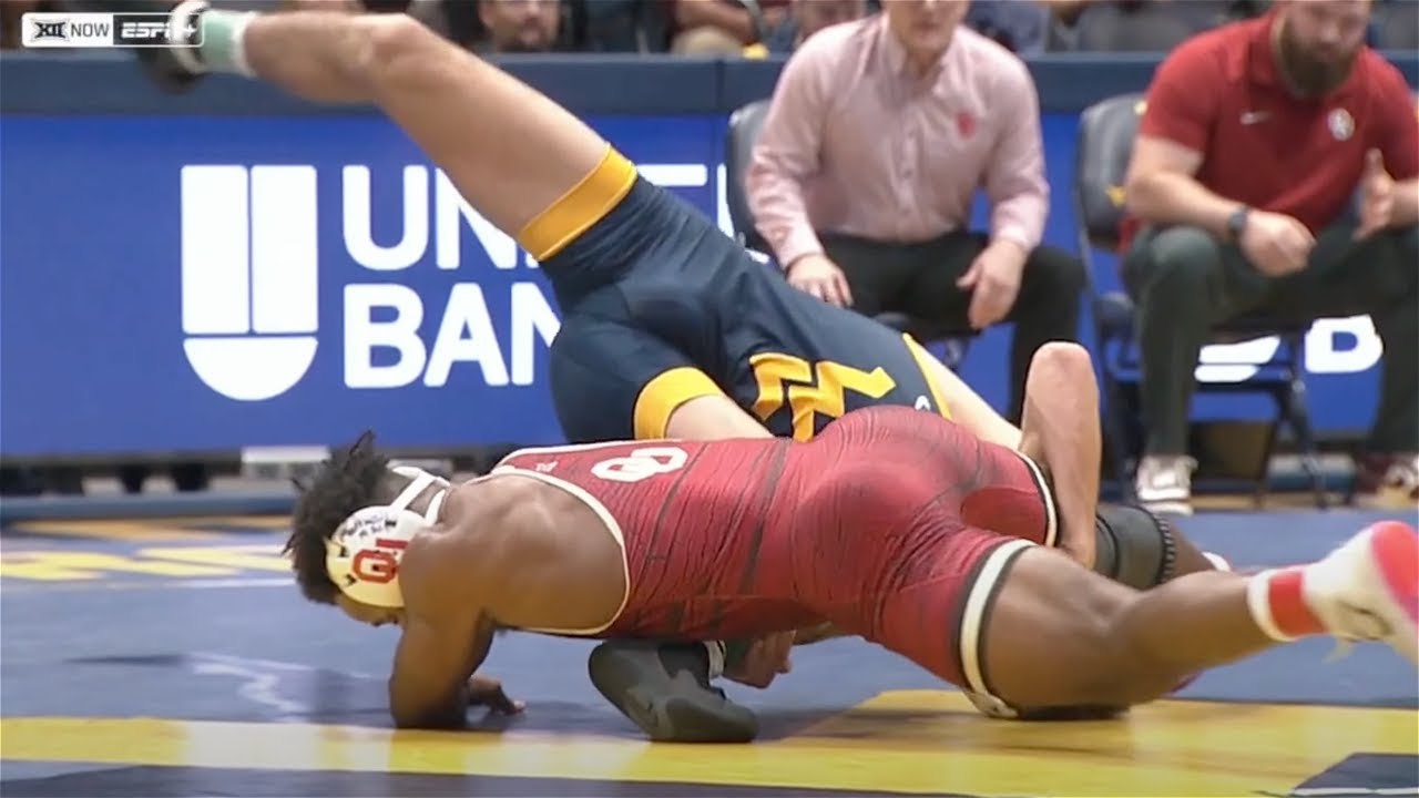 149lbs Willie McDougald (Oklahoma) vs Ty Watters (West Virginia)