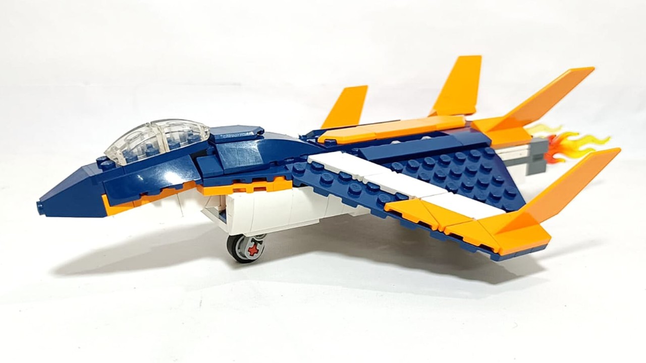 LEGO creator 31126 supersonic jet speed build