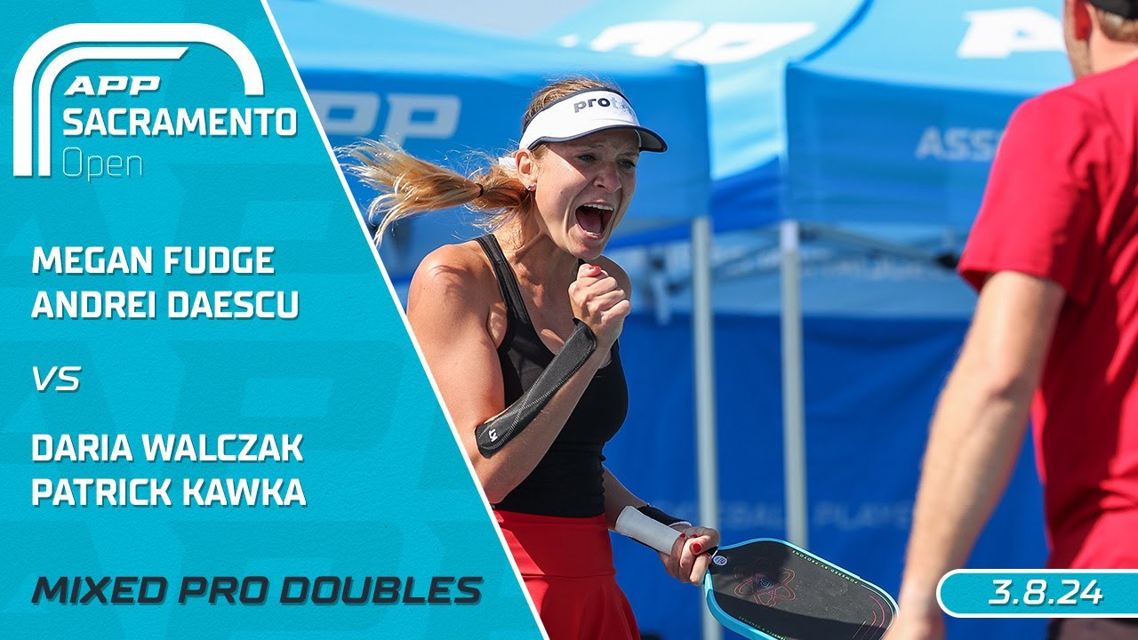 2024 APP Sacramento Open I Fudge/Daescu vs. Walczak/Kawka | Mixed Pro Doubles