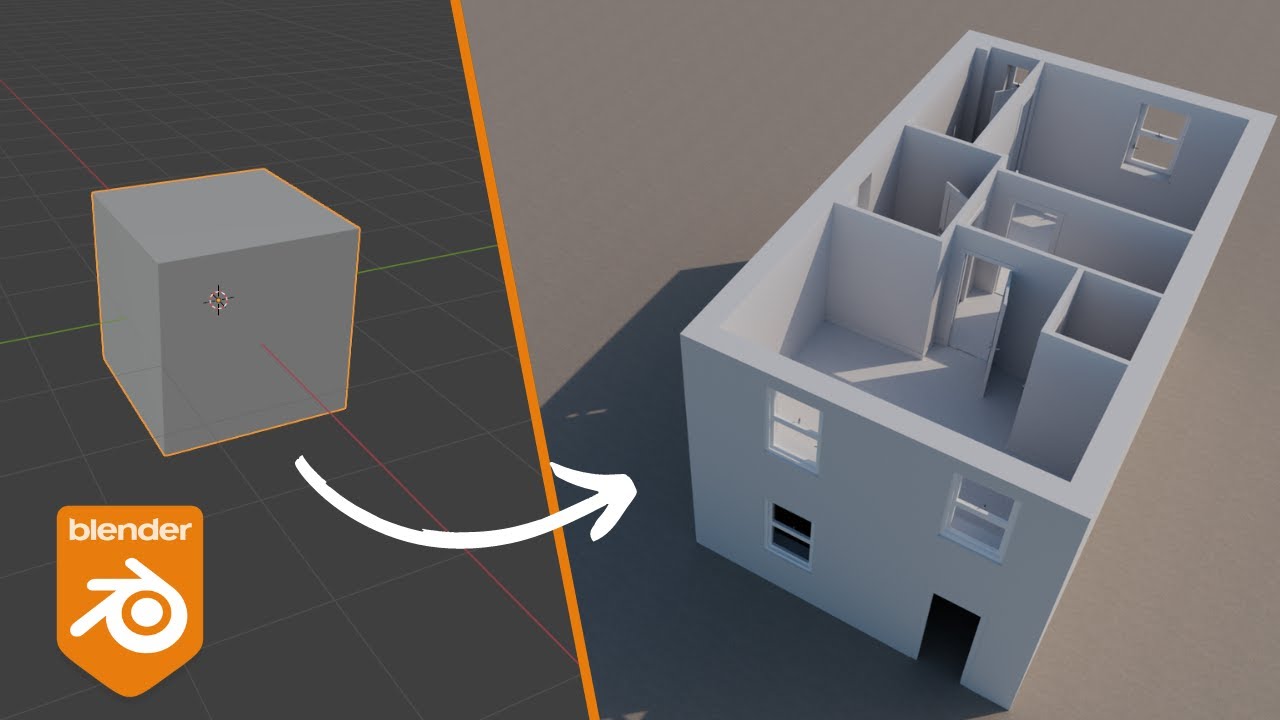 Как создать интерьер дома в Blender (урок по Archimesh)