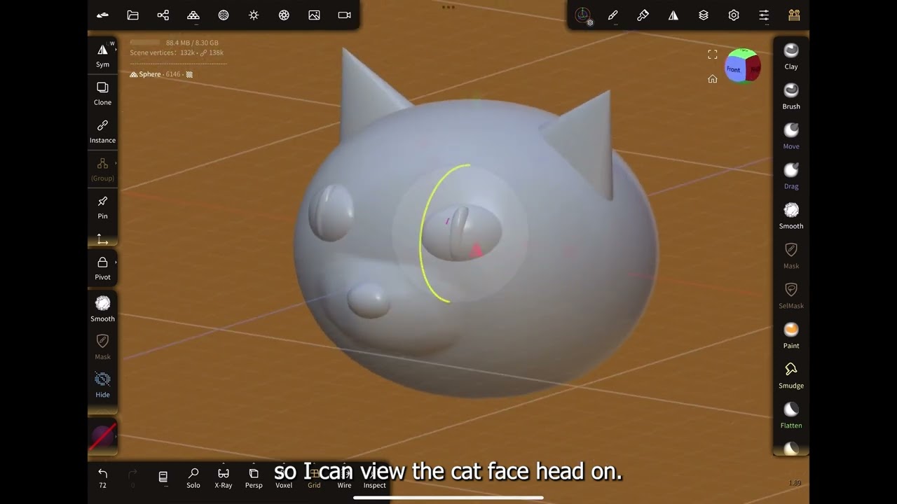 Nomad Sculpt: tutorial 2 - Intro to sculpting and creating a 3D model from scratch