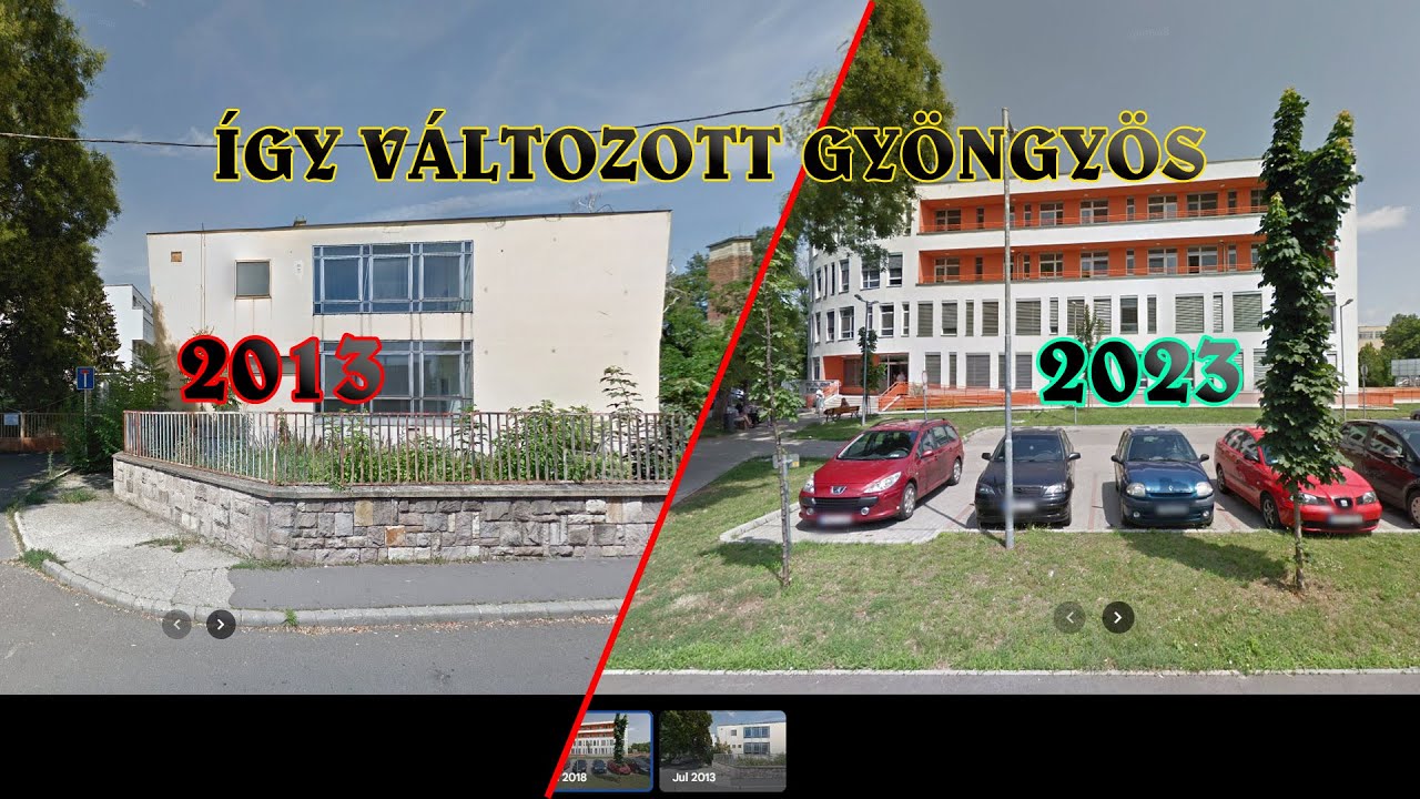 Így változott Gyöngyös (2011 vs. 2023)
