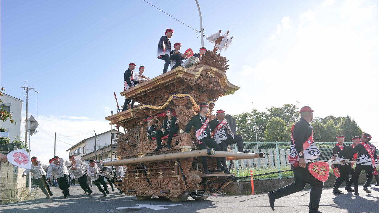 【1080p60fps】2025令和七年 陶器だんじり祭 陶器北村 宵宮・本宮 