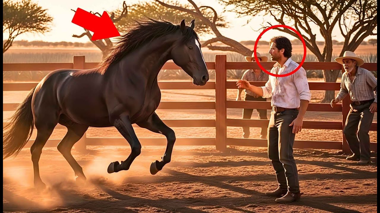 Lo llamaron “forastero de ciudad” — sin saber que sería el único capaz de domar al caballo indomable