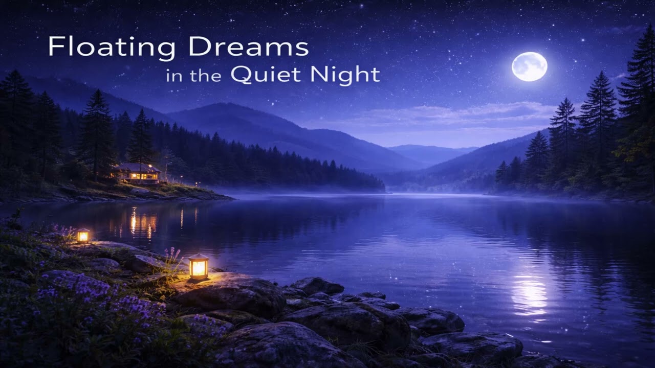 Floating Dreams in the Quiet Night | Deep Sleep & Calm Mind Music